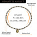 Morchic Womens Hematite Anklets, Handmade Foot Chain, Elastic Beach Jewelry 9.5" (ANK-Set3)