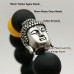 Morchic Mens Womens Buddha Head Bracelet - Genuine Healing Stone Adjustable Bracelet