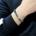 Morchic Magnetic Hematite / Matte Onyx Elastic Black Bracelet For Men Women Unisex Yoga Pain Relief 8mm