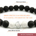 Morchic Natural White Howlite Lava Rock Stone Anxiety Aromatherapy Stretch Bracelet, Genuine Healing Stones Essential Oils Diffuser for Mens Womens Unisex 8mm