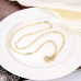 Morchic Women's Gold Plated Brass Link Bracelet Necklace Set, Inlaid Zircon Love Heart Pendant, Nice Birthday Gift