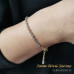 Morchic Labradorite Crystal Natural Gemstone Adjustable Bracelet for Women, 3mm Mini Beads Energy Gem Charm Series, Birthday Gift 7.1"