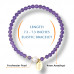 Morchic 4mm Amethyst Beads Stretch Bracelet for Women, Freshwater Pearls Beads, Energy Gem Series Birthday Gift 7.2”