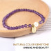 Morchic 4mm Amethyst Beads Stretch Bracelet for Women, Freshwater Pearls Beads, Energy Gem Series Birthday Gift 7.2”