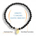 Morchic 4mm Black Tourmaline Gemstone Beads Stretch Bracelet for Women, Freshwater Pearls Beads, Energy Gem Series Birthday Gift 7.2”