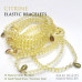 Morchic 4mm Yellow Citrine Crystal Quartz Gemstone Beads Stretch Bracelet for Women, Freshwater Pearls Beads, Energy Gem Series Birthday Gift 7.2"