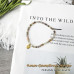 Morchic 4mm Persian Gulf Agate Gemstone Beads Stretch Bracelet for Women, Freshwater Pearls Beads, Energy Gem Series Birthday Gift 7.2”