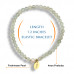 Morchic 4mm Prehnite Gemstone Beads Stretch Bracelet for Women, Freshwater Pearls Beads, Energy Gem Series Birthday Gift 7.2”