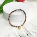 Morchic 4mm Rhodochrosite Gemstone Beads Stretch Bracelet for Women, Freshwater Pearls Beads, Energy Gem Series Birthday Gift 7.2”
