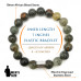 Morchic African Blood Stone Natural Gemstone Mens Stretch Bracelet, Genuine Energy Semi Precious 10mm Beads Classic Simple Design Birthday Gift 8 Inch