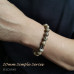 Morchic Feldspar Natural Stone Mens Stretch Bracelet, Genuine Energy Semi Precious Gemstone 10mm Beads Classic Simple Design Birthday Gift 8 Inch