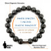 Morchic Magnetic Hematite Gemstone Mens Stretch Bracelet, Genuine Energy Stone Semi Precious 10mm Beads Classic Simple Design Birthday Gift 8 Inch