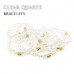 Morchic Clear Quartz Natural Crystal Mens Stretch Bracelet, Genuine Energy Semi Precious Gemstone 10mm Beads Classic Simple Design Birthday Gift 8 Inch
