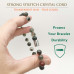 Morchic African Blood Stone Stretch Bracelet for Women Men Unisex, Genuine Natural Energy Gemstone 8mm Beads, Classic Simple Design Cuff Birthday Gift 7.5 Inch