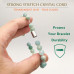 Morchic Amazonite Gemstone Stretch Bracelet for Women Men Unisex, Genuine Natural Energy Stone 8mm Beads, Classic Simple Design Cuff Birthday Gift 7.5 Inch