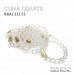 Morchic Clear Quartz Crystal Gem Semi Precious Stretch Bracelet for Women Men Unisex, Real Natural Transparent Gemstone 8mm Beads, Classic Simple Design Cuff Birthday Gift 7.5 Inch