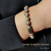 Morchic Feldspar Natural Gemstone Stretch Bracelet for Women Men Unisex, Genuine Energy Stone 8mm Beads, Classic Simple Design Cuff Birthday Gift 7.5 Inch